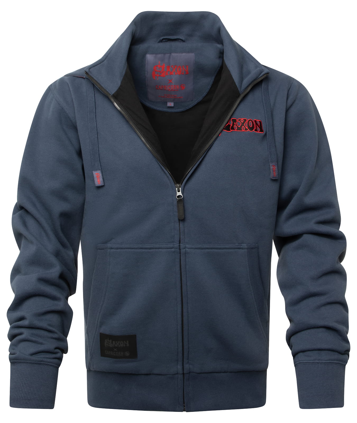 Kapuzenjacke Saxon x Capricorn Rockwear Logo Classic Line