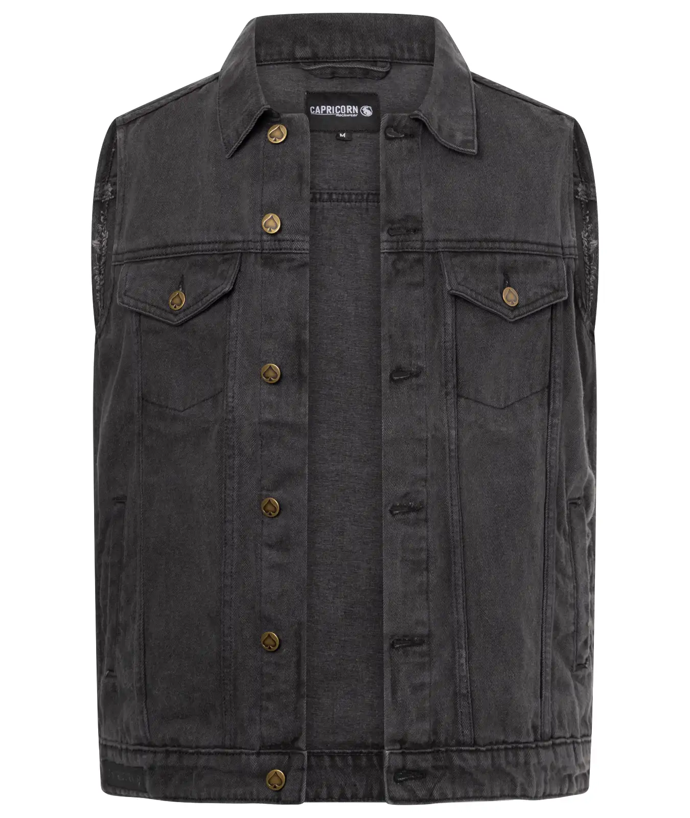 Jeans Weste Black Vintage