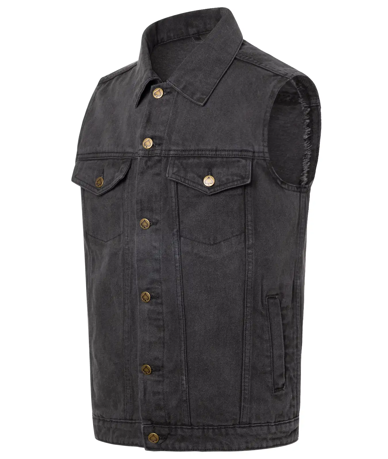 Jeans Weste Black Vintage