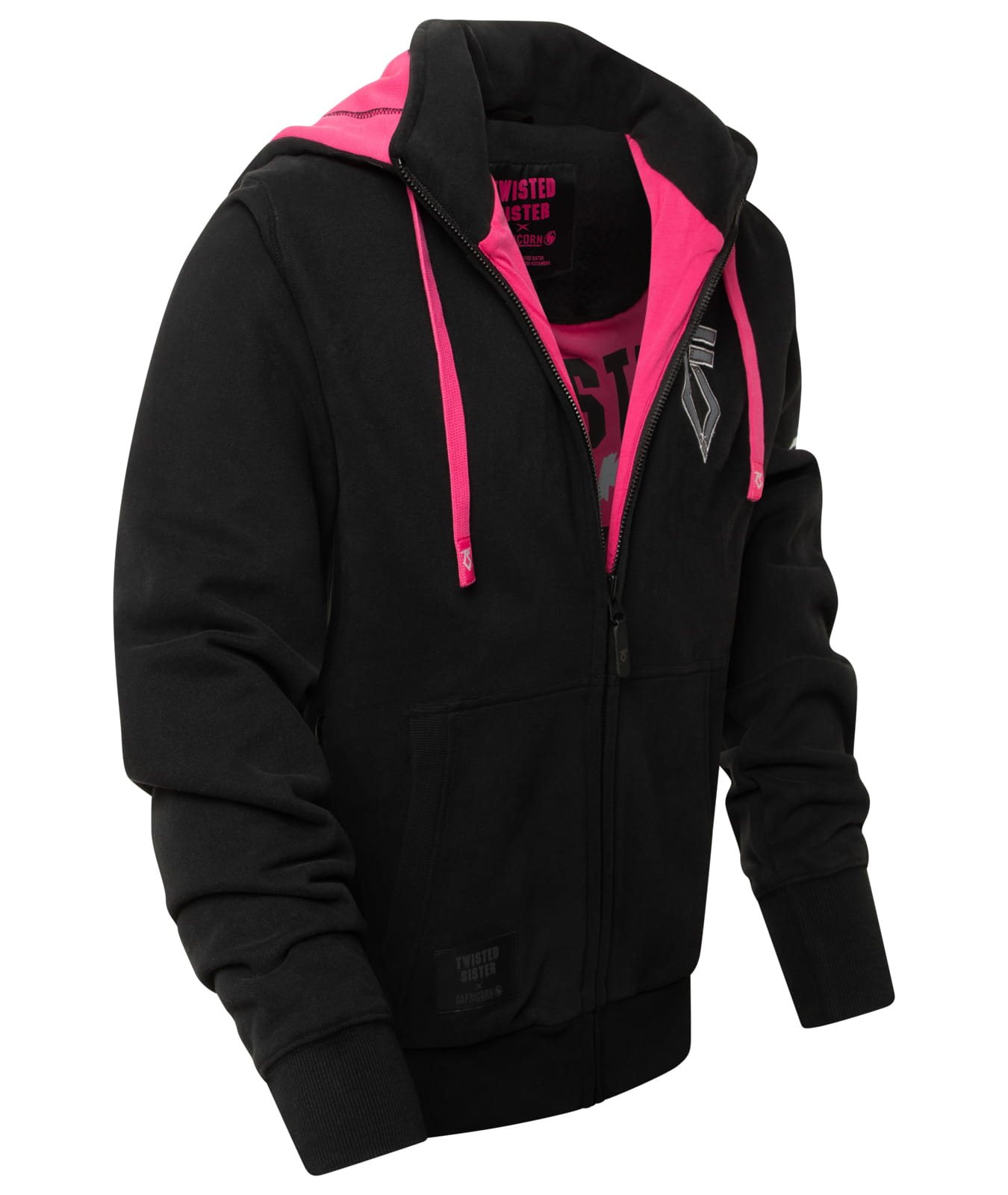 Twisted Sister x Capricorn Rockwear You can't stop Rockn'n Roll Kapuzenjacke
