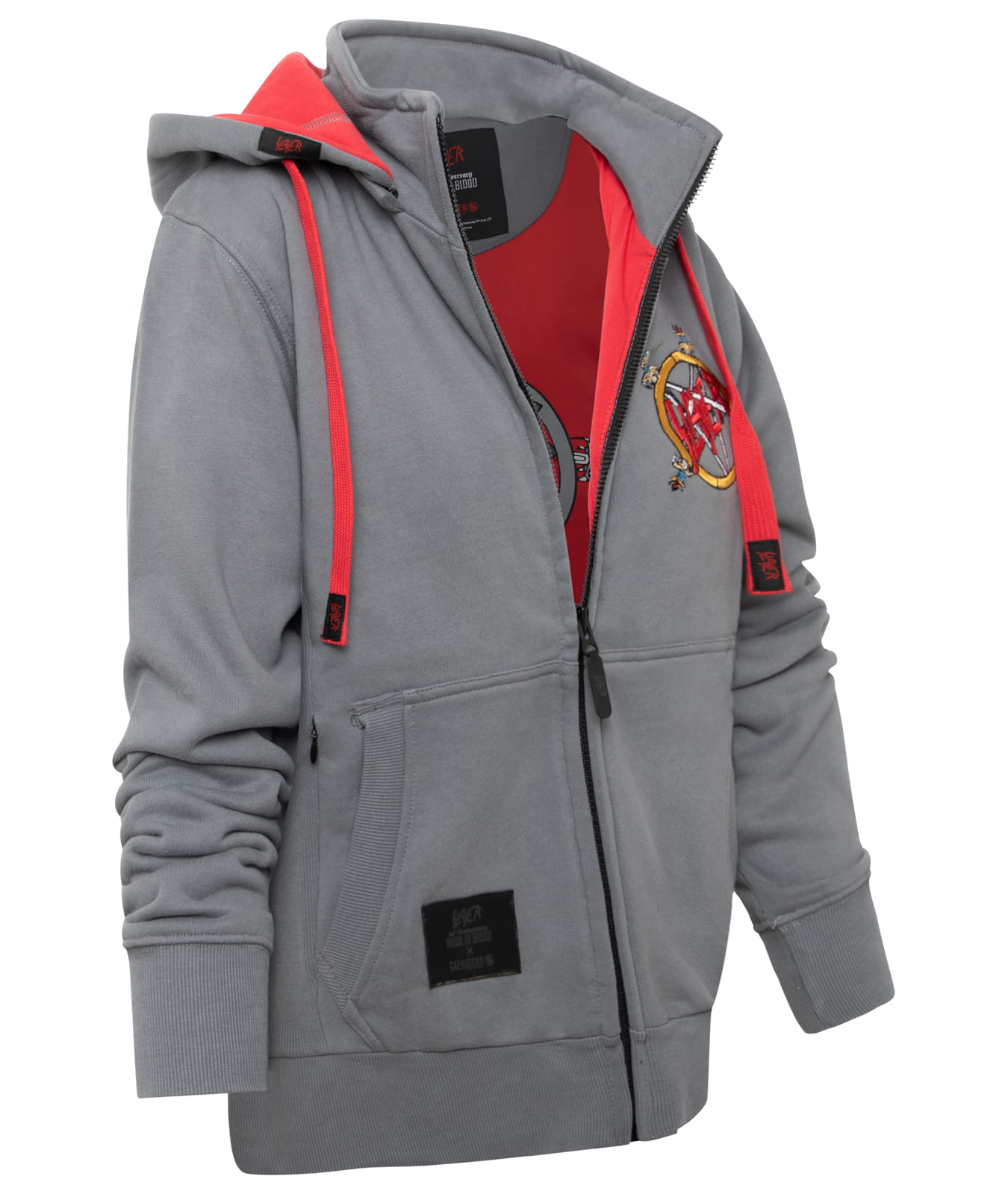 Damen Zip-Hood Slayer x Capricorn Rockwear Reign in Blood 40th Anniversary