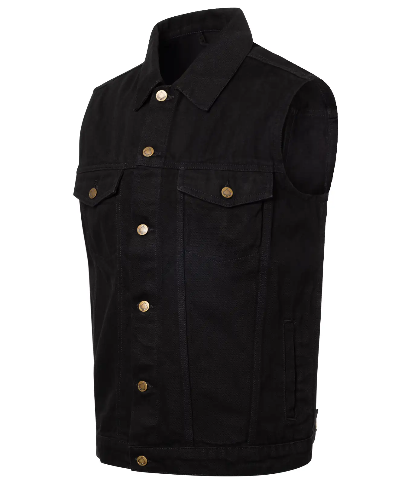Jeans Weste schwarz