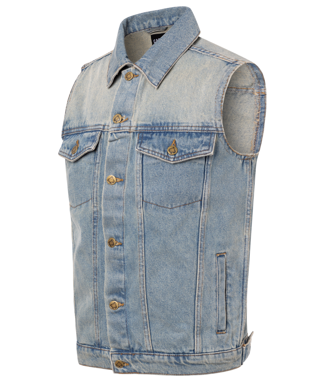 Jeans Weste blau
