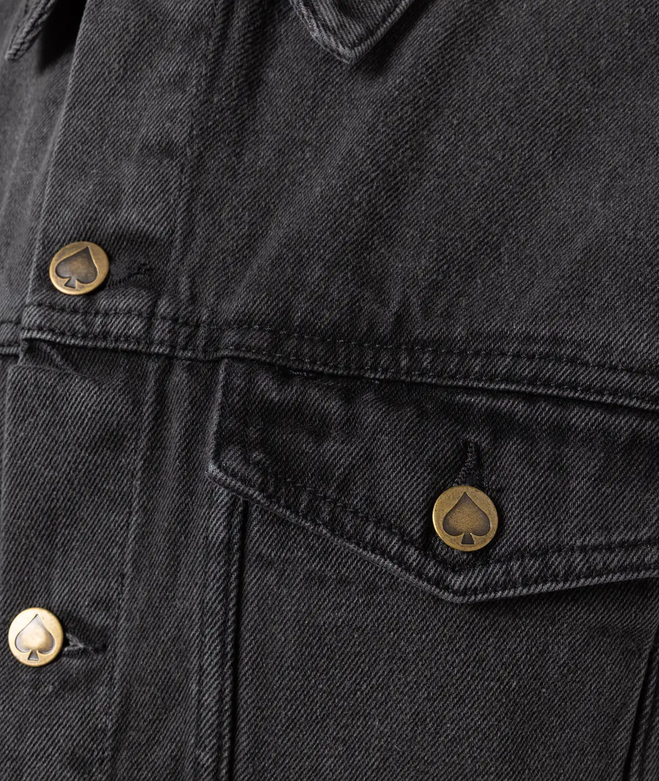 Jeans Weste Black Vintage mit ausgefransten Armen