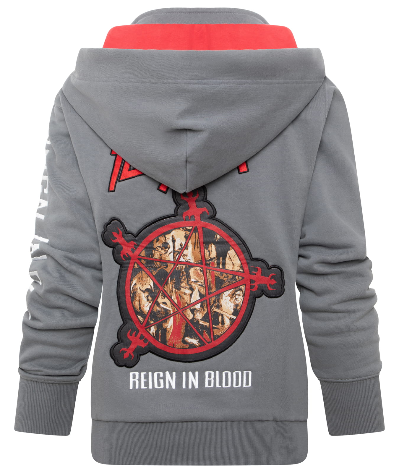 Damen Zip-Hood Slayer x Capricorn Rockwear Reign in Blood 40th Anniversary