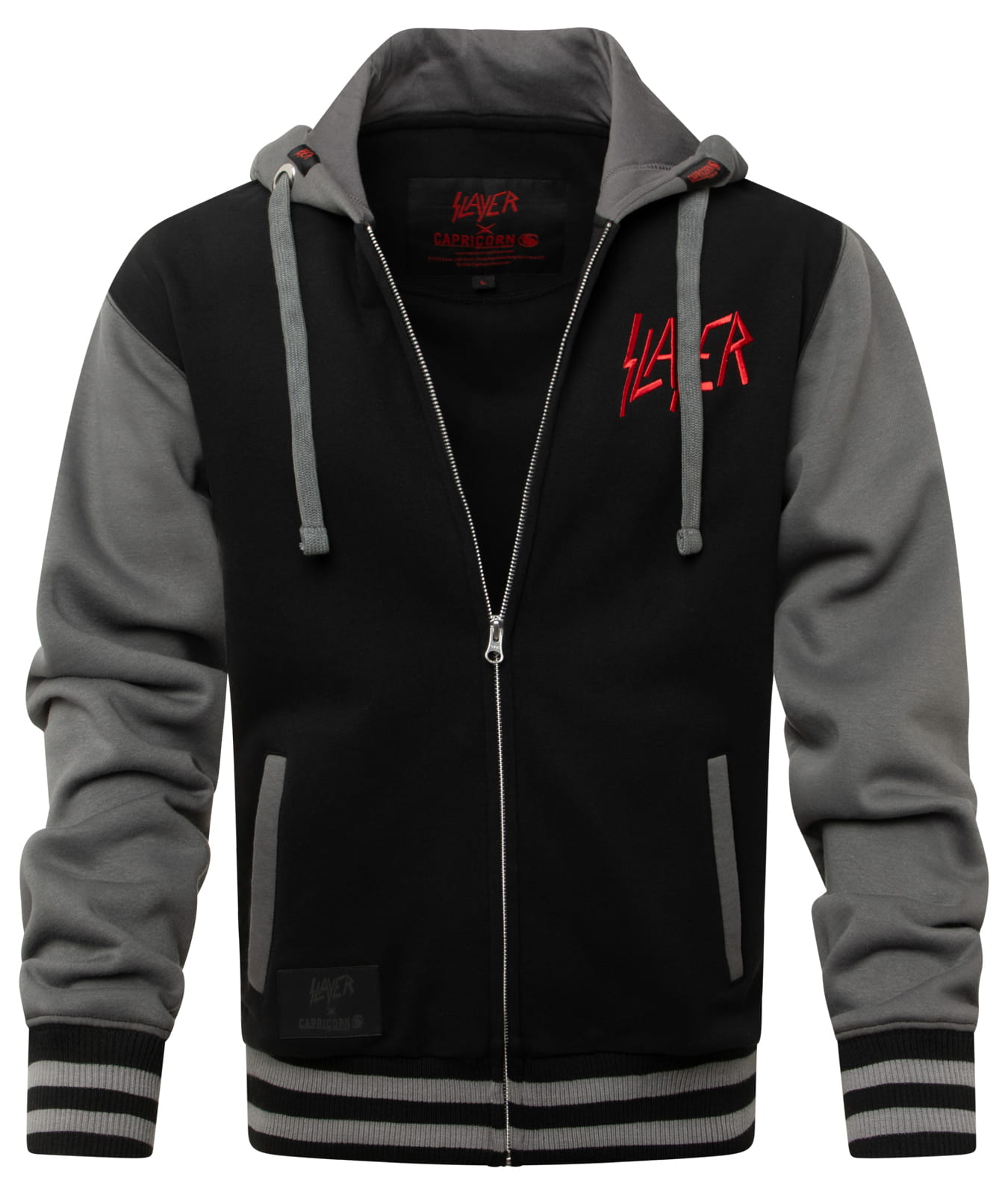 Basball Jacket Slayer x Capricorn Rockwear Black Eagle