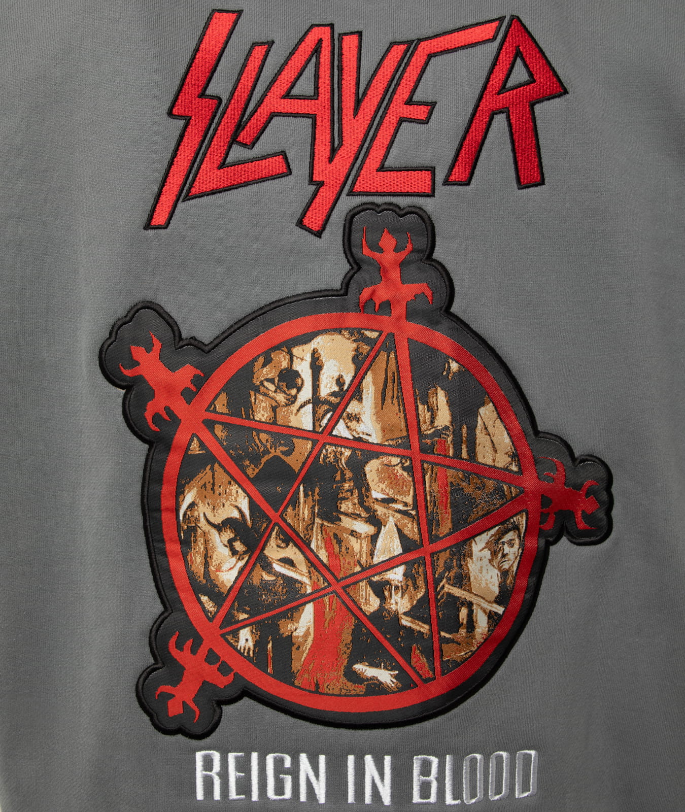 Kapuzenjacke Slayer x Capricorn Rockwear Reign in Blood 40th Anniversary