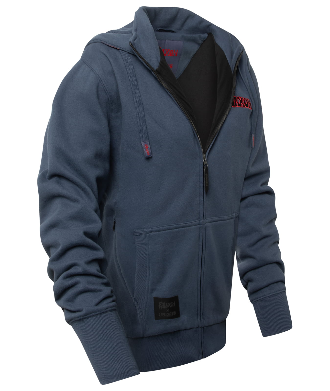 Kapuzenjacke Saxon x Capricorn Rockwear Logo Classic Line
