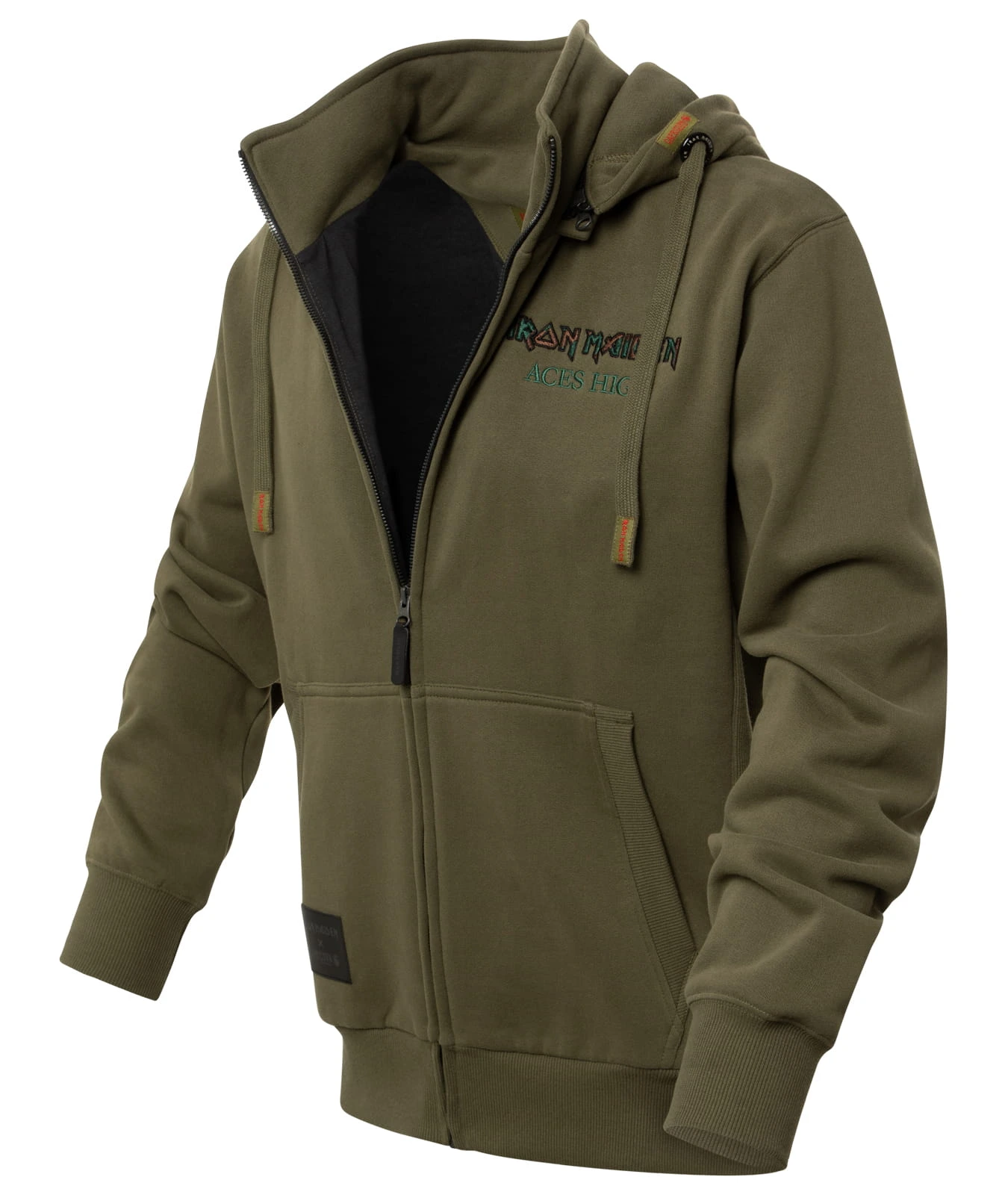 Kapuzenjacke Iron Maiden x Capricorn Rockwear Aces High Classic Line ( oliv )
