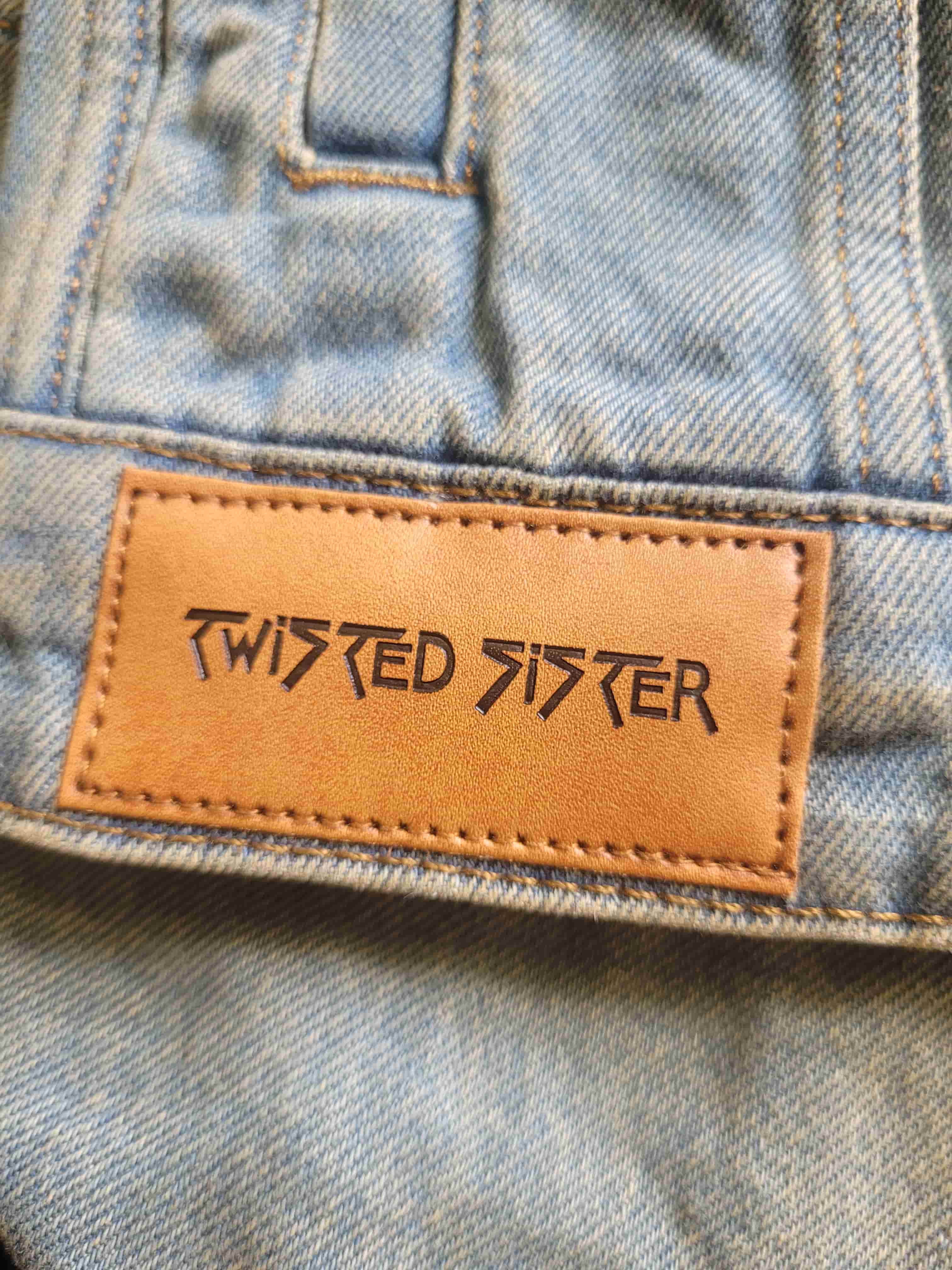 Twisted Sister x Capricorn Rockwear Jeans Weste TS Logo