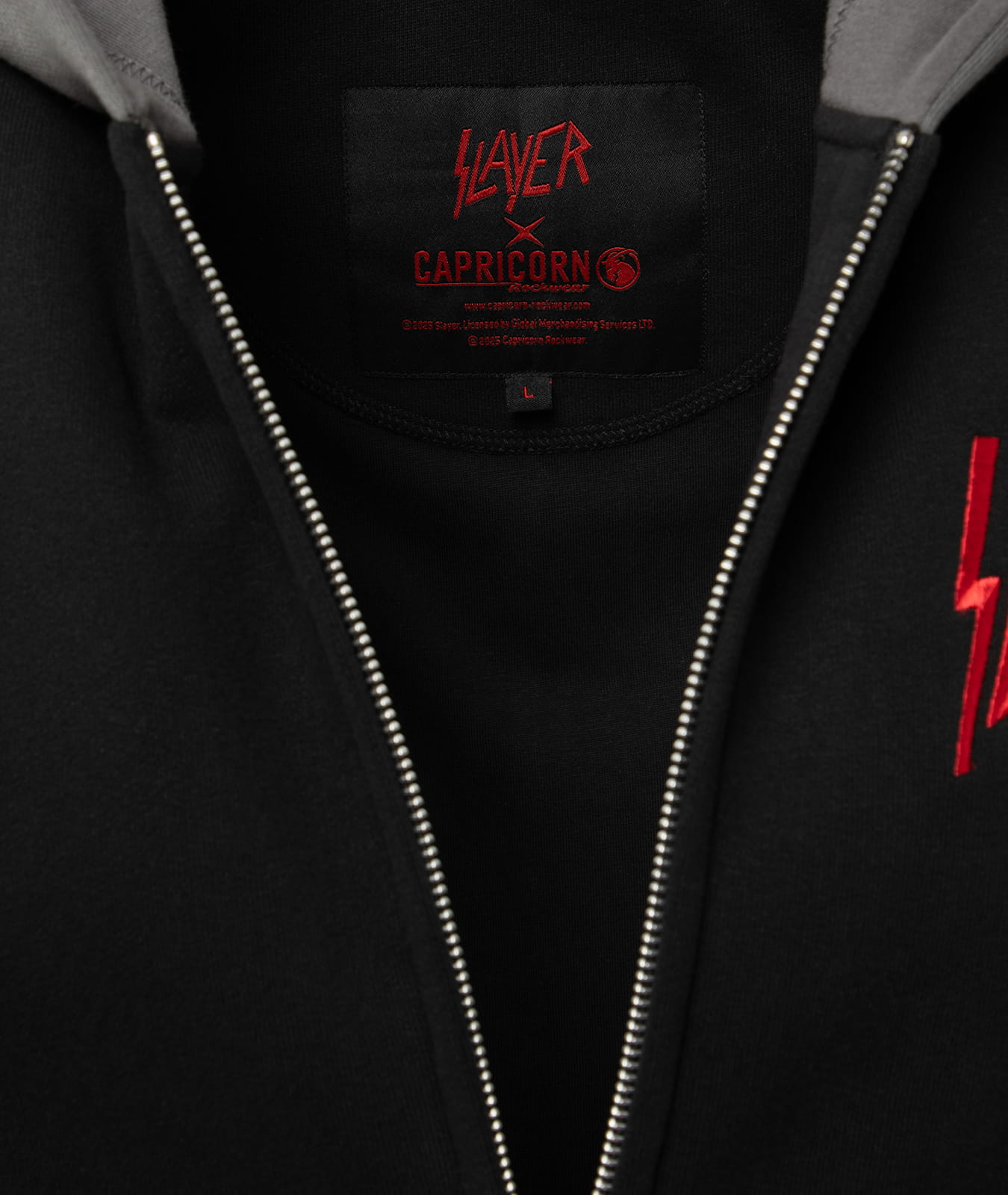 Basball Jacket Slayer x Capricorn Rockwear Black Eagle