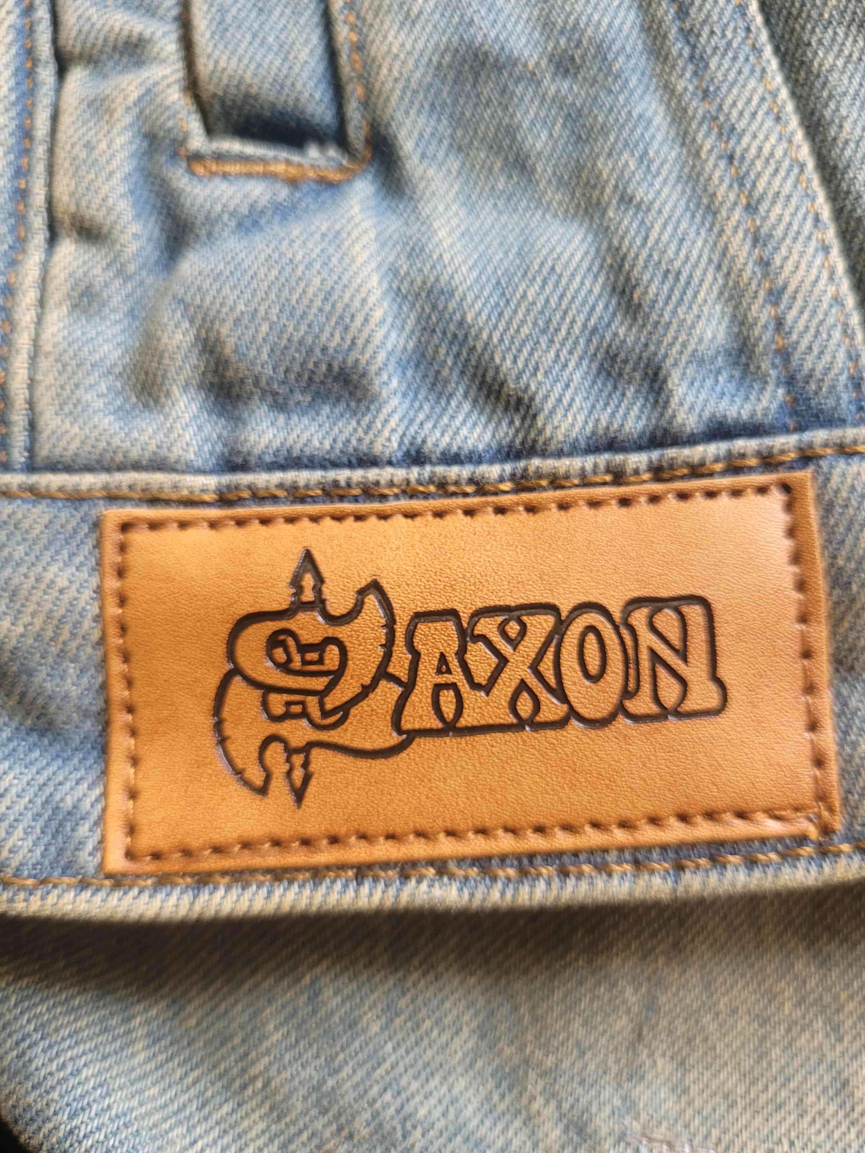 Saxon x Capricorn Rockwear Jeans Weste Eagle