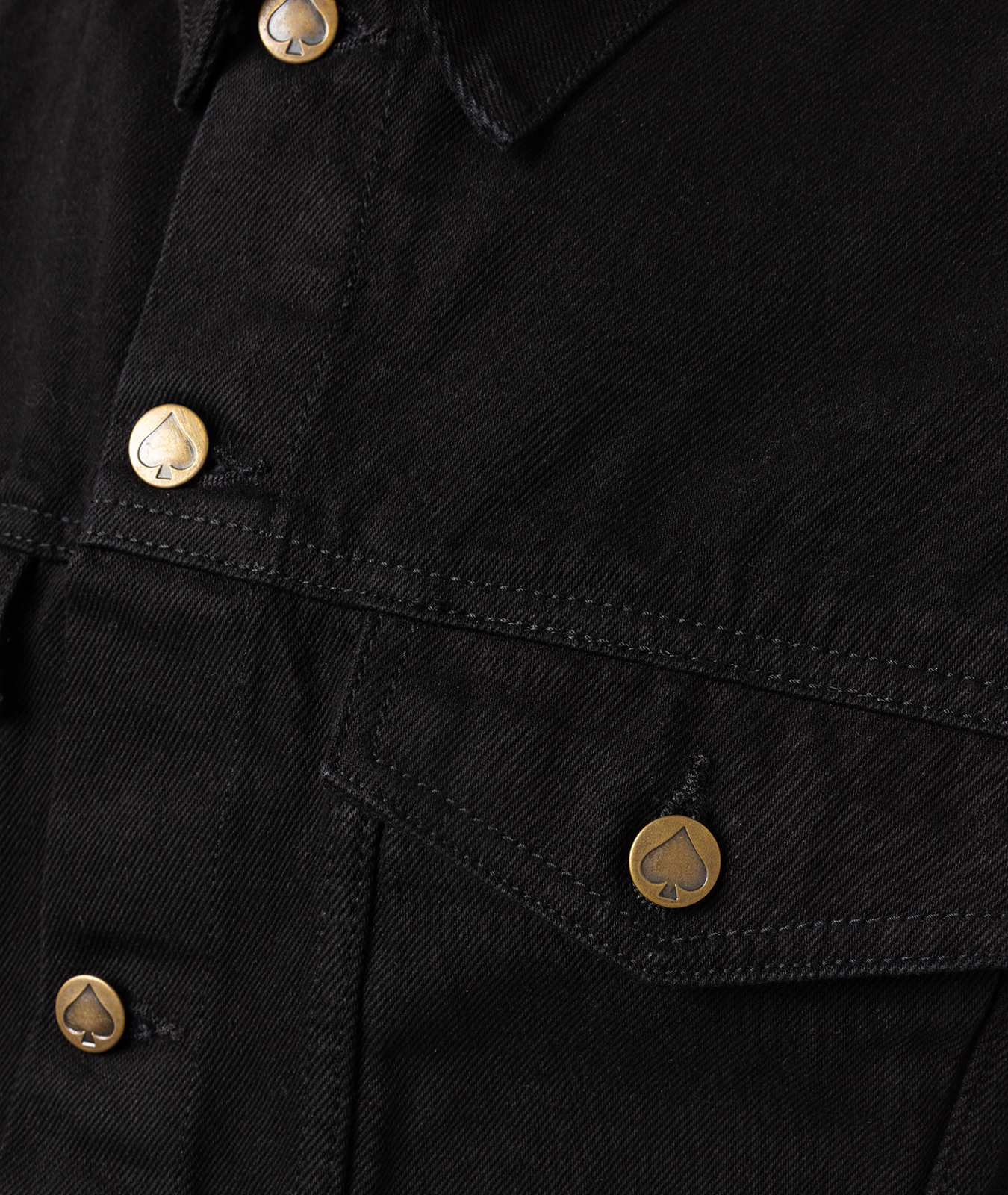 Jeans Weste schwarz mit Fransen