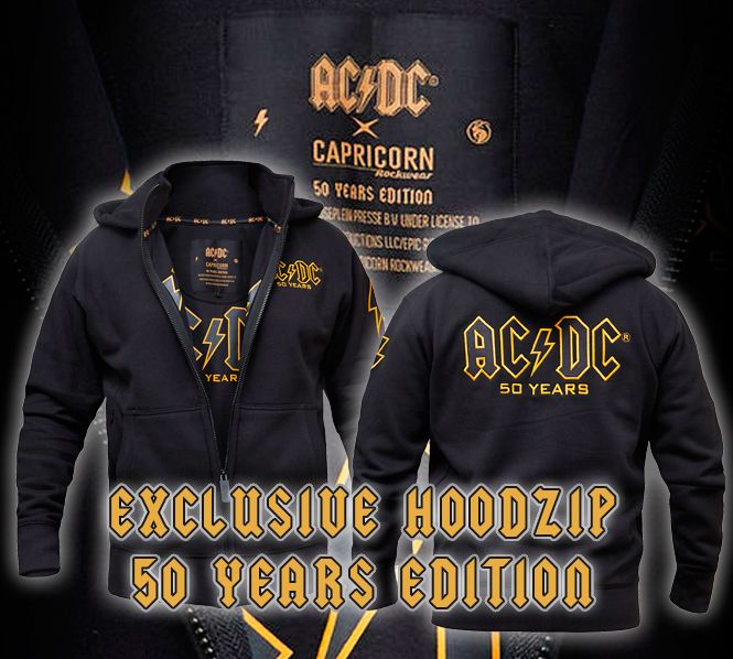 AC/DC x CAPRICORN Rockwear > Dicke Hoodies und Kapuzenjacken > von S ...